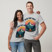 Zonsondergang Camping T-Shirt (Unisex)