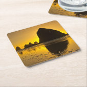 Zonsondergang, Cannon Beach, Oregon, VS Kartonnen Onderzetters (Schuin)