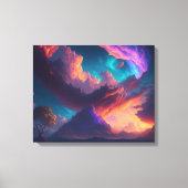 Zonsondergang Canvas Afdruk (Voorkant)