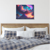 Zonsondergang Canvas Afdruk (Insitu (Slaapkamer))