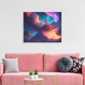Zonsondergang Canvas Afdruk (Insitu (Woonkamer))