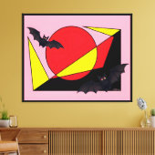 Zonsondergang Canvas Afdruk (Insitu (Woonkamer))