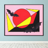 Zonsondergang Canvas Afdruk (Insitu (Houten vloer))