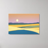 Zonsondergang Canvas Afdruk (Voorkant)