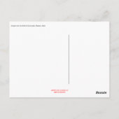 Zonsondergang, Chaiten, Chili Briefkaart (Achterkant)