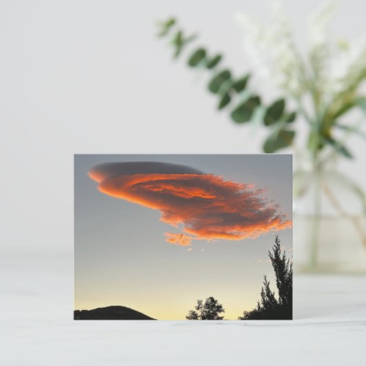 Zonsondergang Cloud in Reno, Nevada Briefkaart (Staand voorkant)