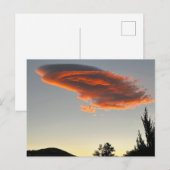 Zonsondergang Cloud in Reno, Nevada Briefkaart (Voorkant / Achterkant)
