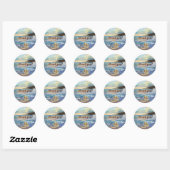 zonsondergang dank je sticker (Vel)