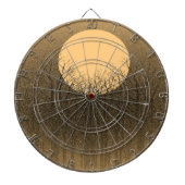 zonsondergang dartbord (Voorkant)