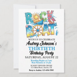 Zonsondergang Diner Cruise Rock The Boat Verjaarda Kaart