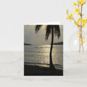 Zonsondergang door de strandkaart kaart (Gele Bloem)