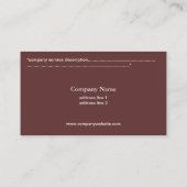 zonsondergang door de waterfront van het meer met  visitekaartje (Achterkant)