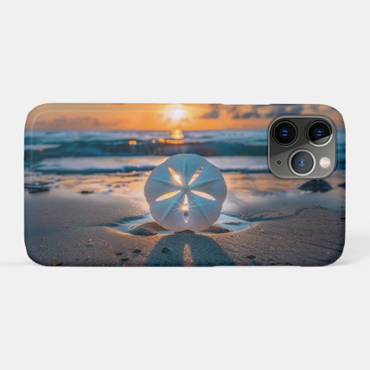Zonsondergang door de Zanddollar Case-Mate iPhone Case (Achterkant (horizontaal))