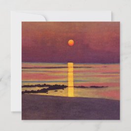 Zonsondergang (door Félix Vallotton) Kaart