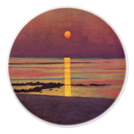 Zonsondergang (door Félix Vallotton) Keramische Knop