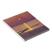 Zonsondergang (door Félix Vallotton) Notitieblok (Schuin)