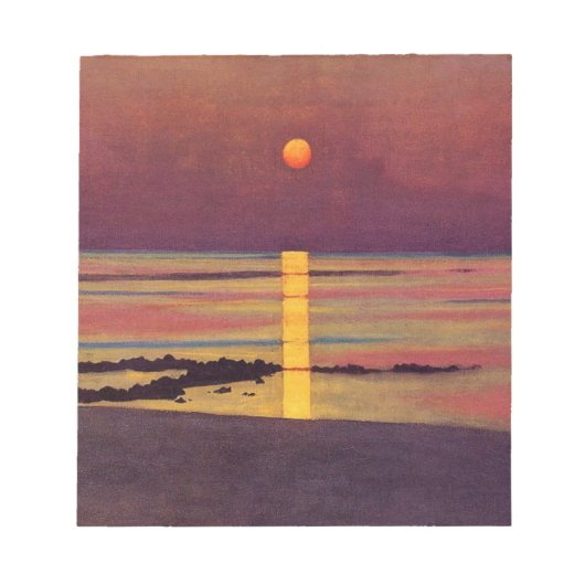 Zonsondergang (door Félix Vallotton) Notitieblok (Voorkant)