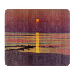 Zonsondergang (door Félix Vallotton) Snijplank