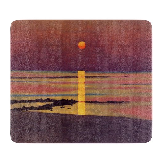 Zonsondergang (door Félix Vallotton) Snijplank (Voorkant)