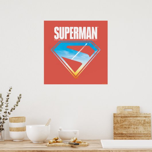 Zonsondergang door het S-Shield Poster (Keuken)