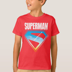 Zonsondergang door het S-Shield T-shirt