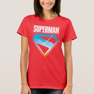 Zonsondergang door het S-Shield T-shirt