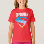 Zonsondergang door het S-Shield T-shirt (Voorkant)