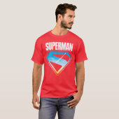 Zonsondergang door het S-Shield T-shirt (Voorkant volledig)