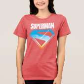 Zonsondergang door het S-Shield Tri-Blend Shirt (Voorkant)