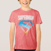 Zonsondergang door het S-Shield Tri-Blend Shirt (Voorkant)