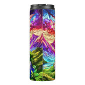 zonsondergang Dragon 16oz Thermosbeker (Achterkant)