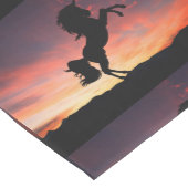 Zonsondergang Eenhoorn Silhouet Sintel Pad Medium Tafelloper (Hoek)