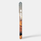 Zonsondergang Eenzaamheid: Vrouw in Rode Jurk Case-Mate iPhone Case (Achterkant / Links)