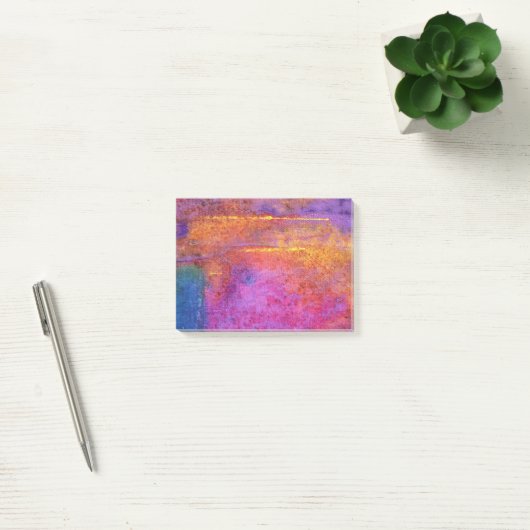 Zonsondergang Emotie, dromerig, mauve, lila abstra Post-it® Notes (Kantoor)