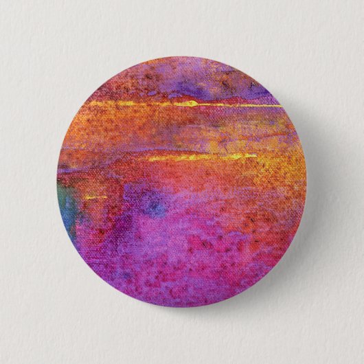 Zonsondergang Emotie, dromerig, mauve, lila abstra Ronde Button 5,7 Cm (Voorkant)
