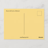 Zonsondergang en boten in Thailand Briefkaart (Achterkant)