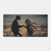 Zonsondergang en liefhebbers bureaumat (Voorkant)