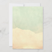 Zonsondergang en Mountain Hills Dubbele Verjaardag Kaart (Achterkant)