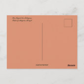 Zonsondergang en palmbomen in Brazilië Briefkaart (Achterkant)