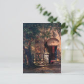 Zonsondergang en Schaduw door Albert Bierstadt Briefkaart (Staand voorkant)