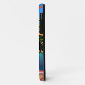 Zonsondergang en silhouetten van palmbomen  Case-Mate iPhone case (Achterkant/links)