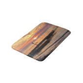 Zonsondergang en Surfplank Badmat (Gekanteld)