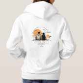 Zonsondergang Esthetische Hoodie (Achterkant)