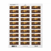 Zonsondergang Etiket (Full Sheet)