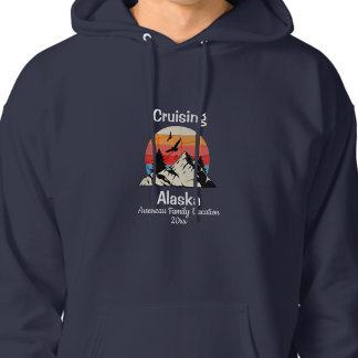 Zonsondergang Familie Cruising Alaska Personalise T-shirt