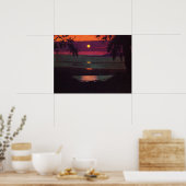 Zonsondergang - Felix Vallotton Poster (Keuken)