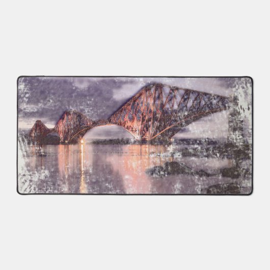 Zonsondergang Firth of Forth spoorbrug Bureaumat (Voorkant)