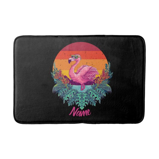 Zonsondergang FLAMINGO Badmat (Voorkant)
