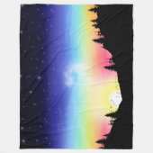 zonsondergang fleece deken (Voorkant)