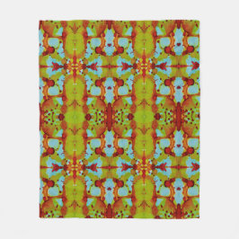 zonsondergang fleece deken